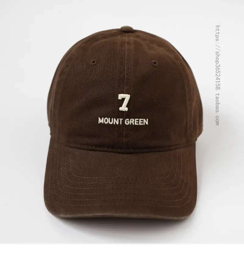 Men's Navy Blue Mount Green Embroidered Cap - Image 4