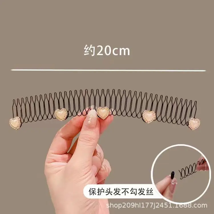 Lala Hair Comb with Flower Decor for Bangs & Updo - Image 7