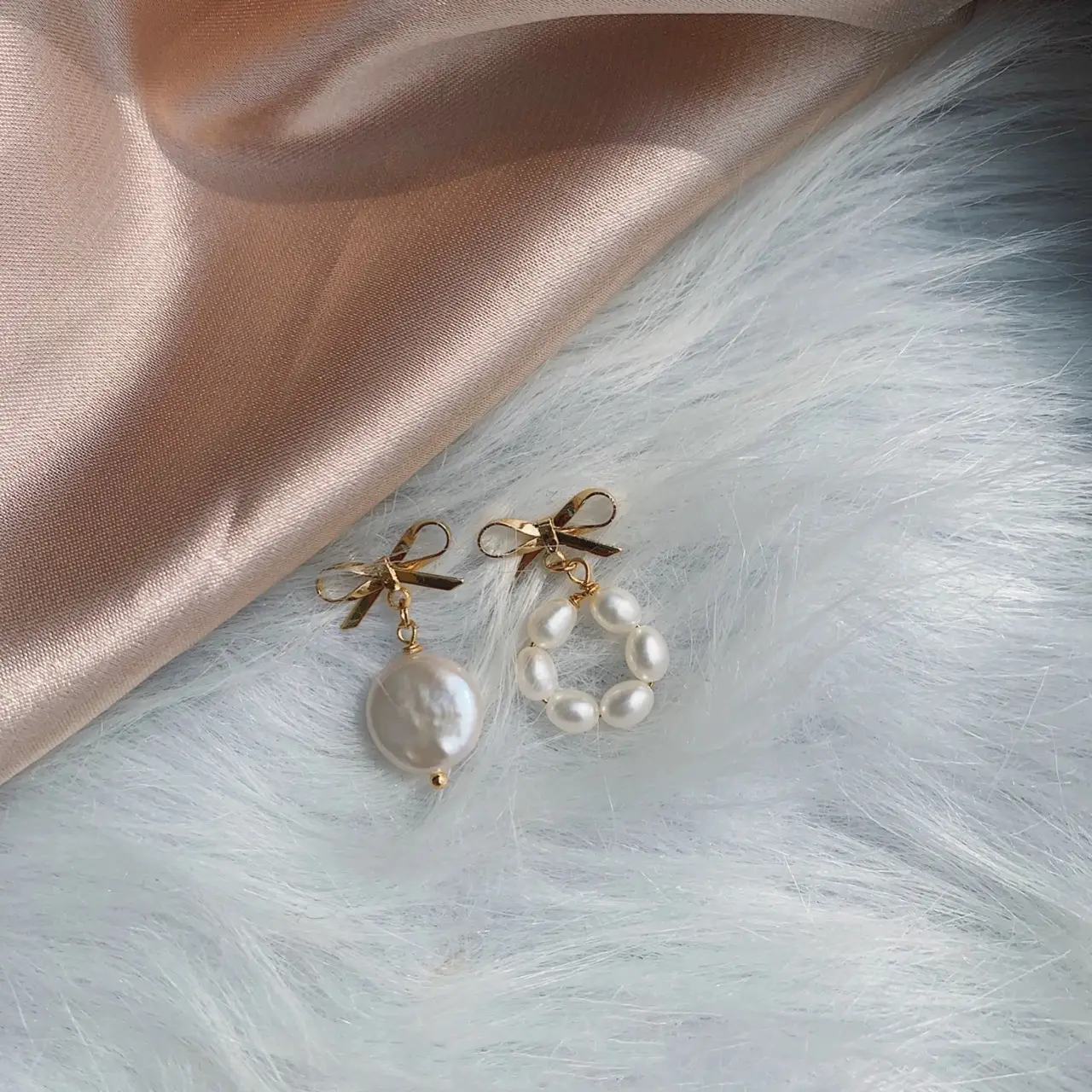 French Pearl Earrings for Girls Elegant Retro Style - Image 4