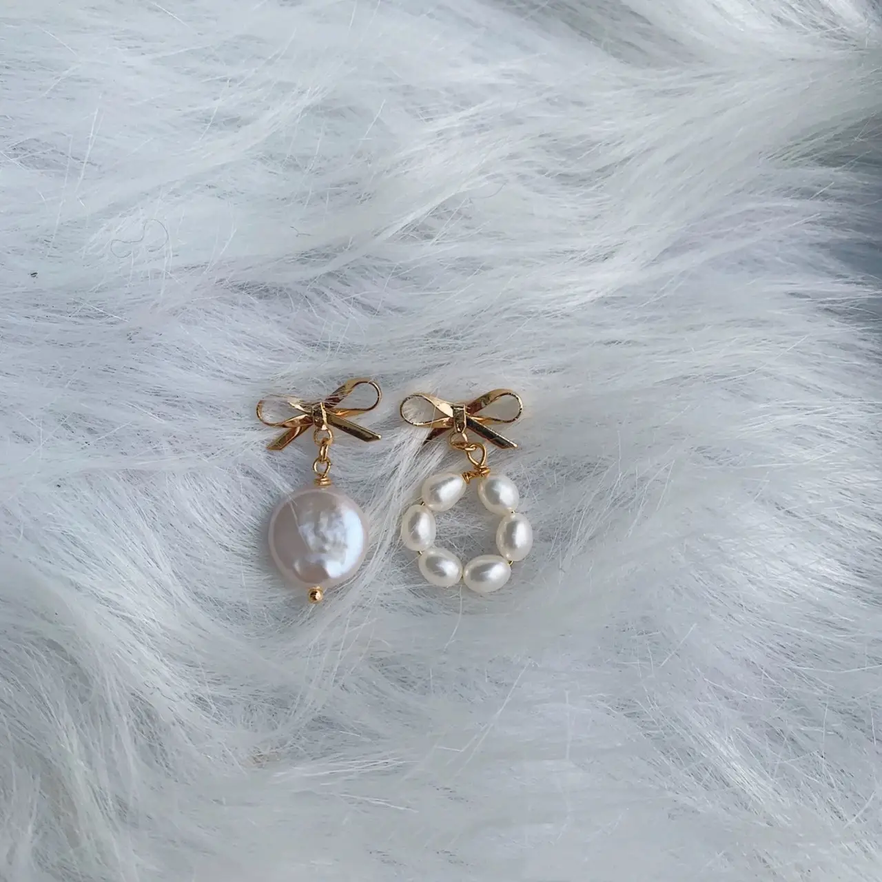 French Pearl Earrings for Girls Elegant Retro Style - Image 5