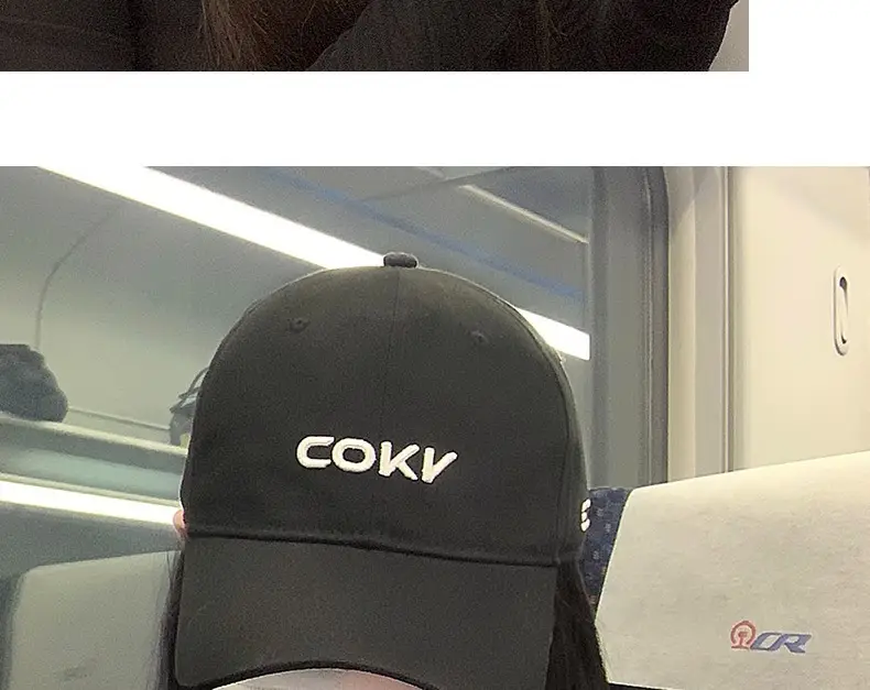 Beige Embroidered Baseball Cap with Face Design — feature 21