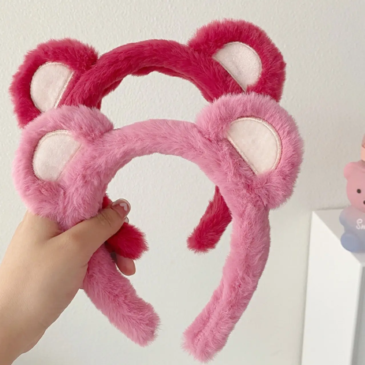 Purple Furry Animal Ears Headband for Girls - Image 19