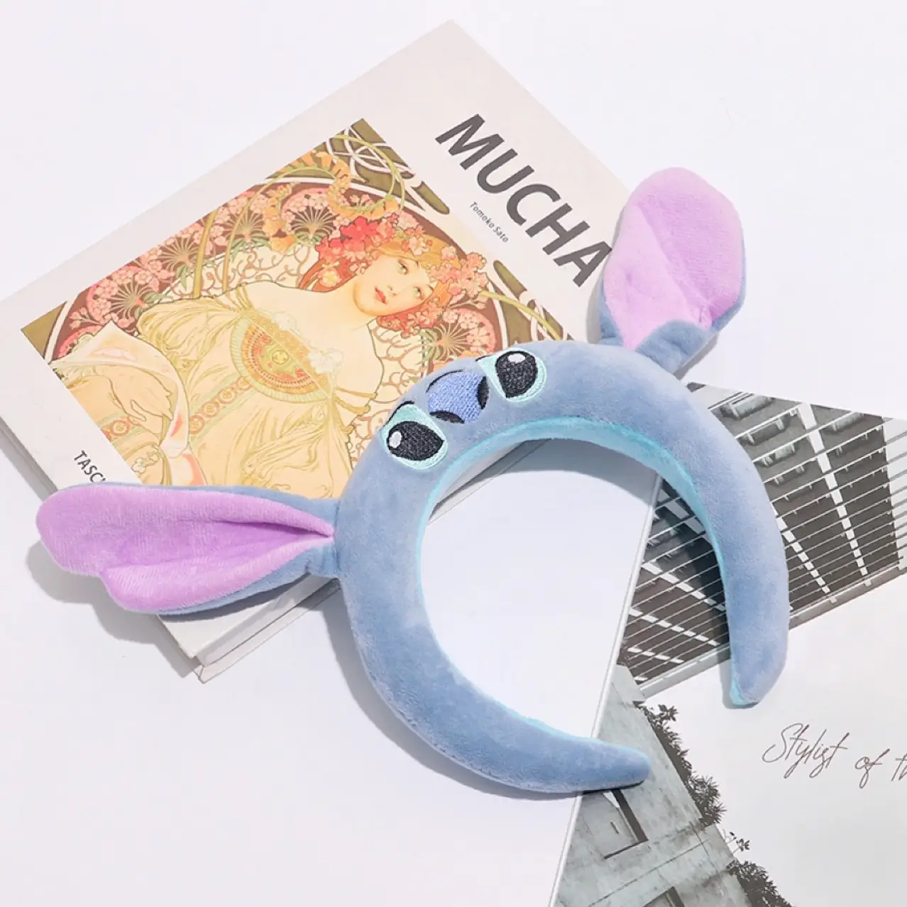 Purple Furry Animal Ears Headband for Girls - Image 10