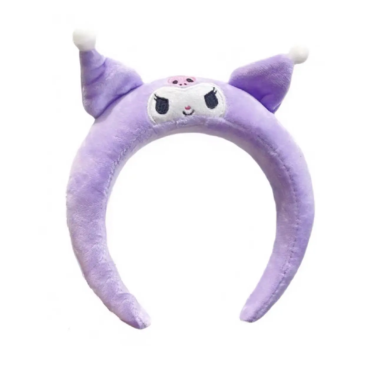 Purple Furry Animal Ears Headband for Girls - Image 14