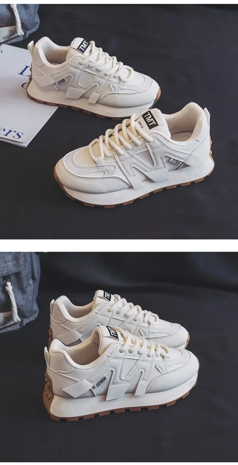 Ins K-Style New Forrest Gump Shoes Women's 2024 Spring Student Sports Running Shoes Casual Thick-Soled Heightening Shoes Fd-6682 — feature 11
