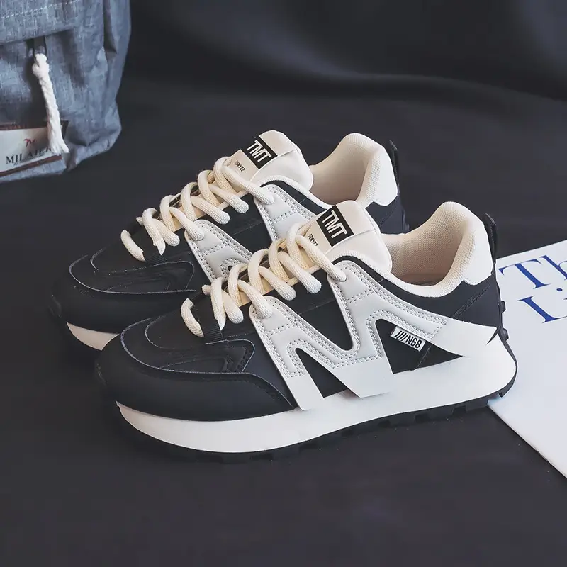 Ins K-Style New Forrest Gump Shoes Women's 2024 Spring Student Sports Running Shoes Casual Thick-Soled Heightening Shoes Fd-6682 - Image 2