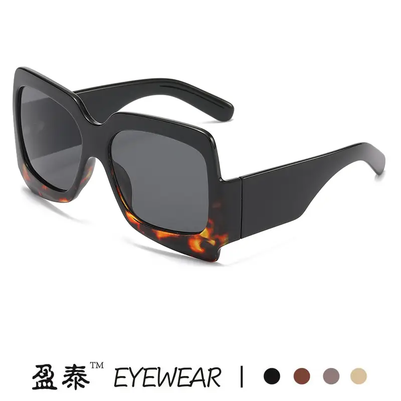 White Black Sunglasses for Women Street Wear - Image 9