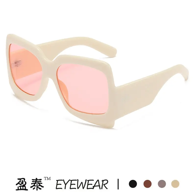 White Black Sunglasses for Women Street Wear - Image 10