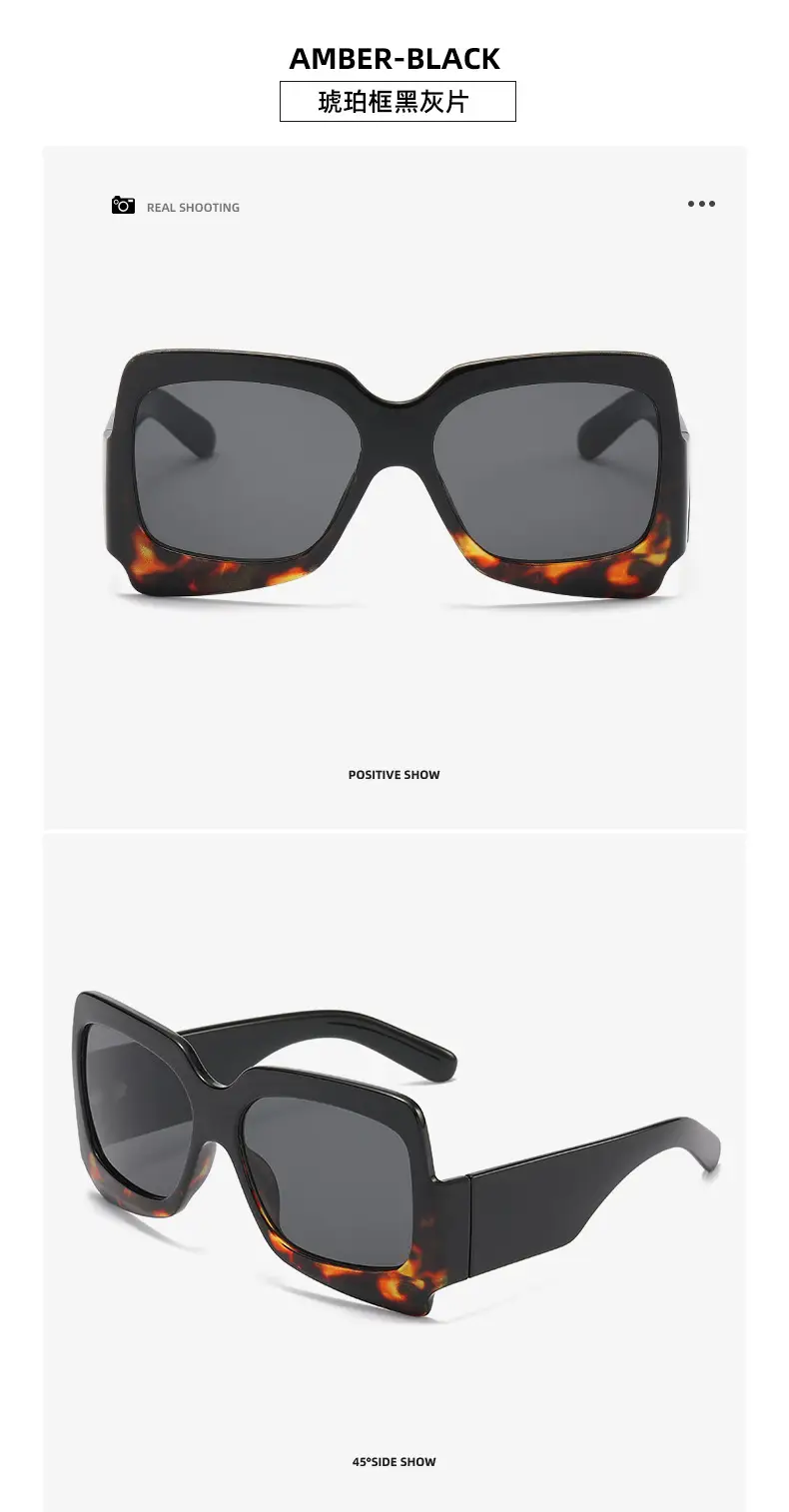 White Black Sunglasses for Women Street Wear — feature 16