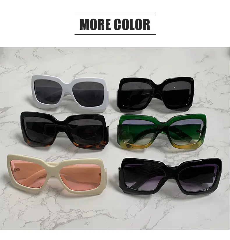 White Black Sunglasses for Women Street Wear — feature 20