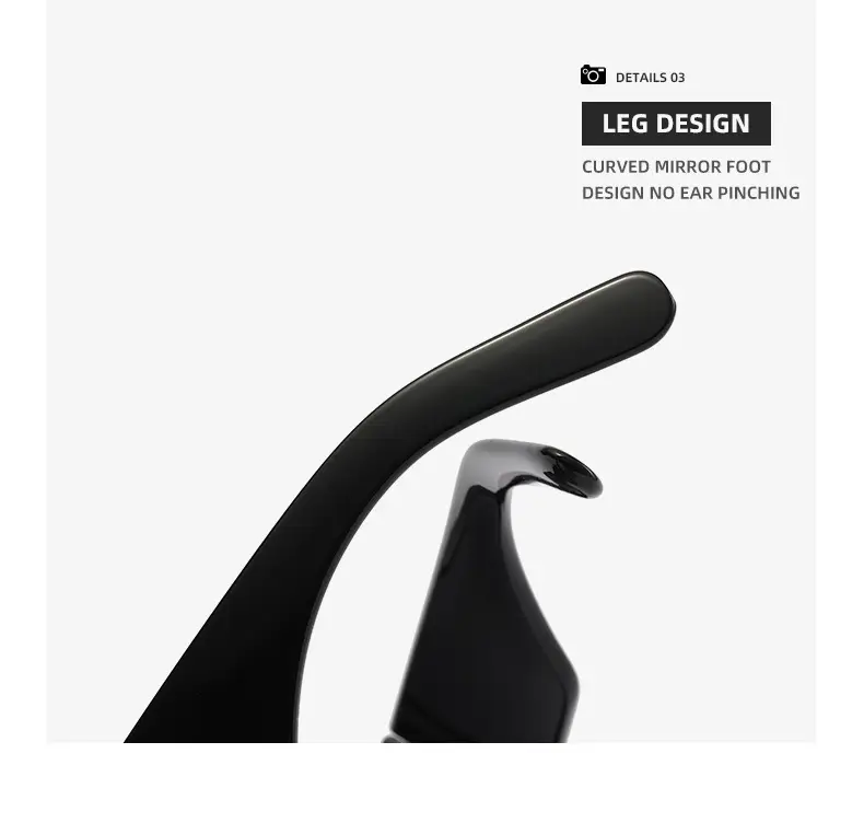 White Black Sunglasses for Women Street Wear — feature 23