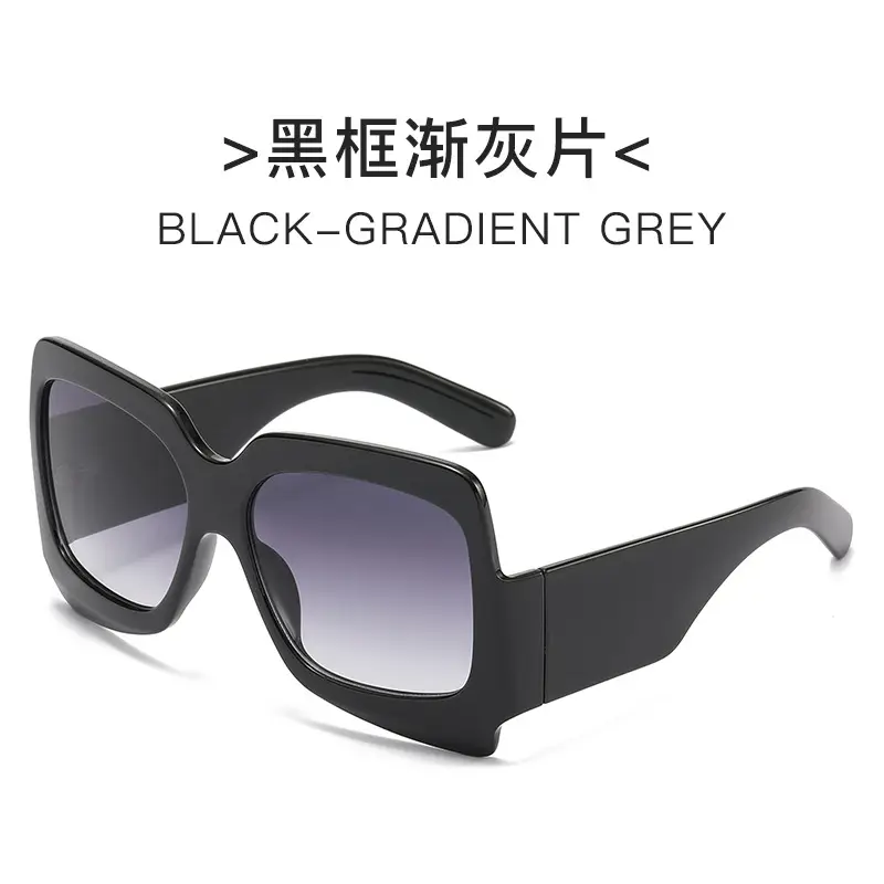 White Black Sunglasses for Women Street Wear - Image 6