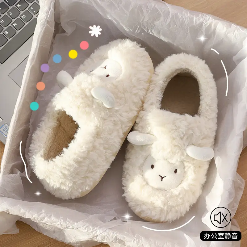 Maternity Cotton Slippers for Women, Autumn and Winter, Closed Heel, Non-Slip, 2026 New Model, Indoor Home Slippers for Couples, Men's Winter Cotton Shoes - Image 7