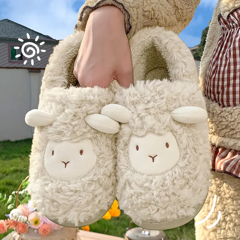 Maternity Cotton Slippers for Women, Autumn and Winter, Closed Heel, Non-Slip, 2026 New Model, Indoor Home Slippers for Couples, Men's Winter Cotton Shoes - Image 8