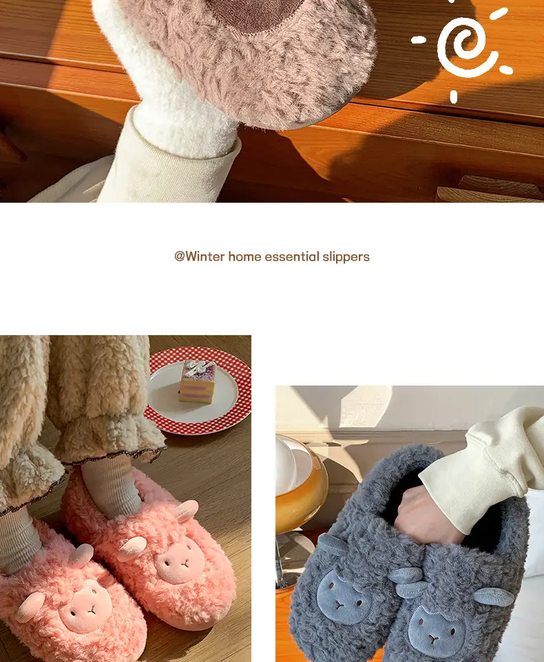 Maternity Cotton Slippers for Women, Autumn and Winter, Closed Heel, Non-Slip, 2026 New Model, Indoor Home Slippers for Couples, Men's Winter Cotton Shoes — feature 20