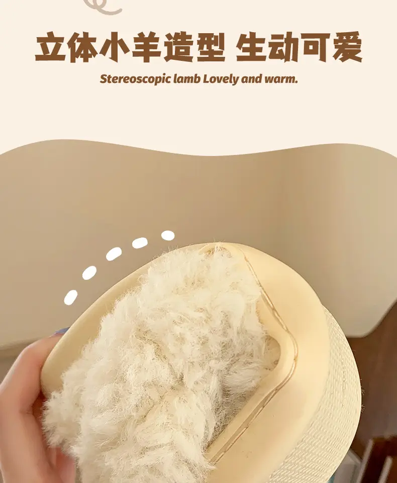 Maternity Cotton Slippers for Women, Autumn and Winter, Closed Heel, Non-Slip, 2026 New Model, Indoor Home Slippers for Couples, Men's Winter Cotton Shoes — feature 9