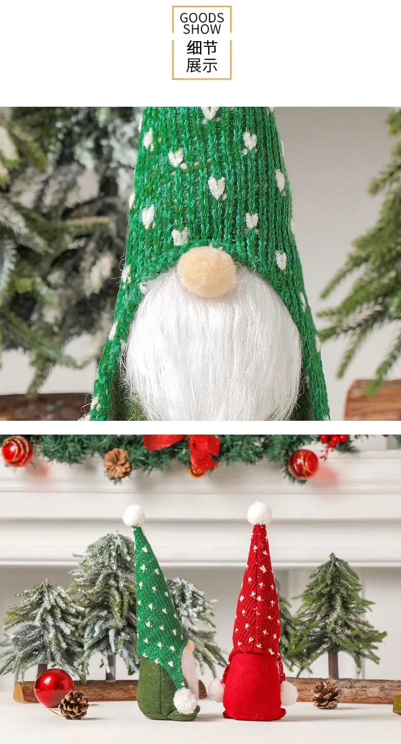 Nordic Forest Man Knitted Hat Sitting Doll — feature 8