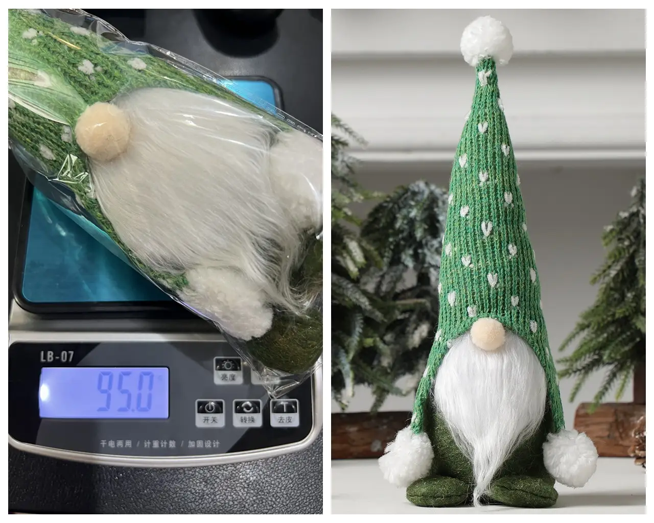 Nordic Forest Man Knitted Hat Sitting Doll — feature 9