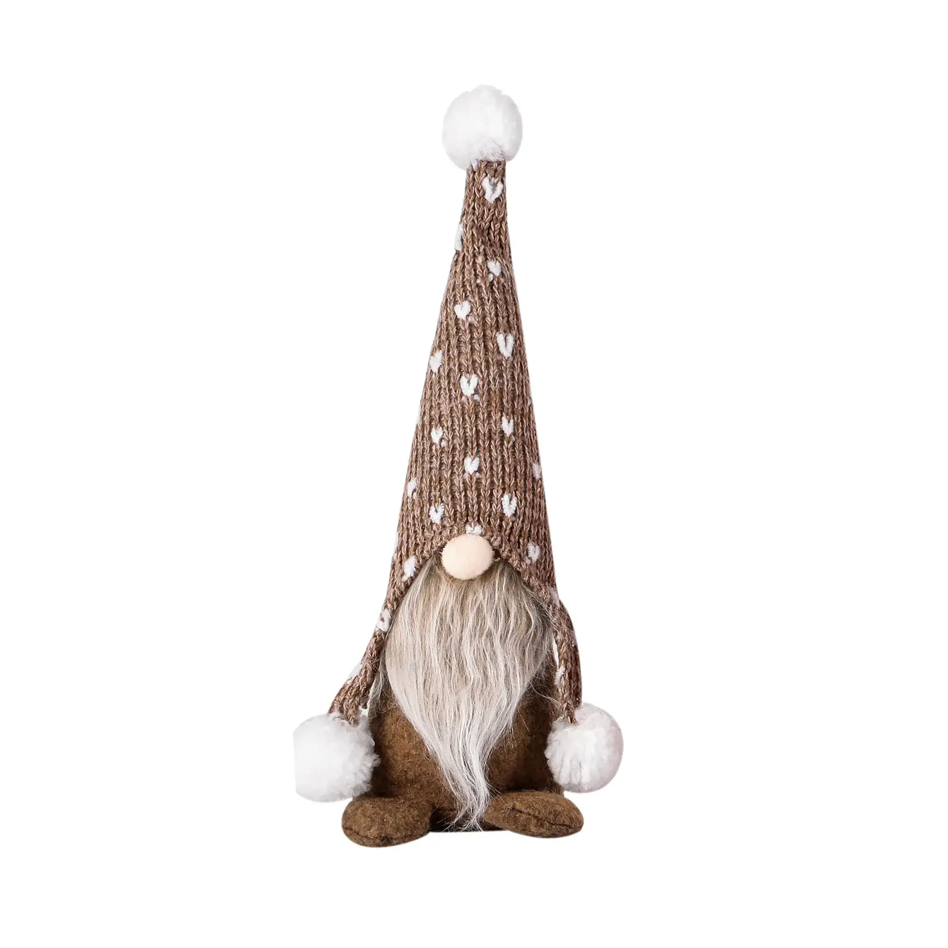 Nordic Forest Man Knitted Hat Sitting Doll - Image 2
