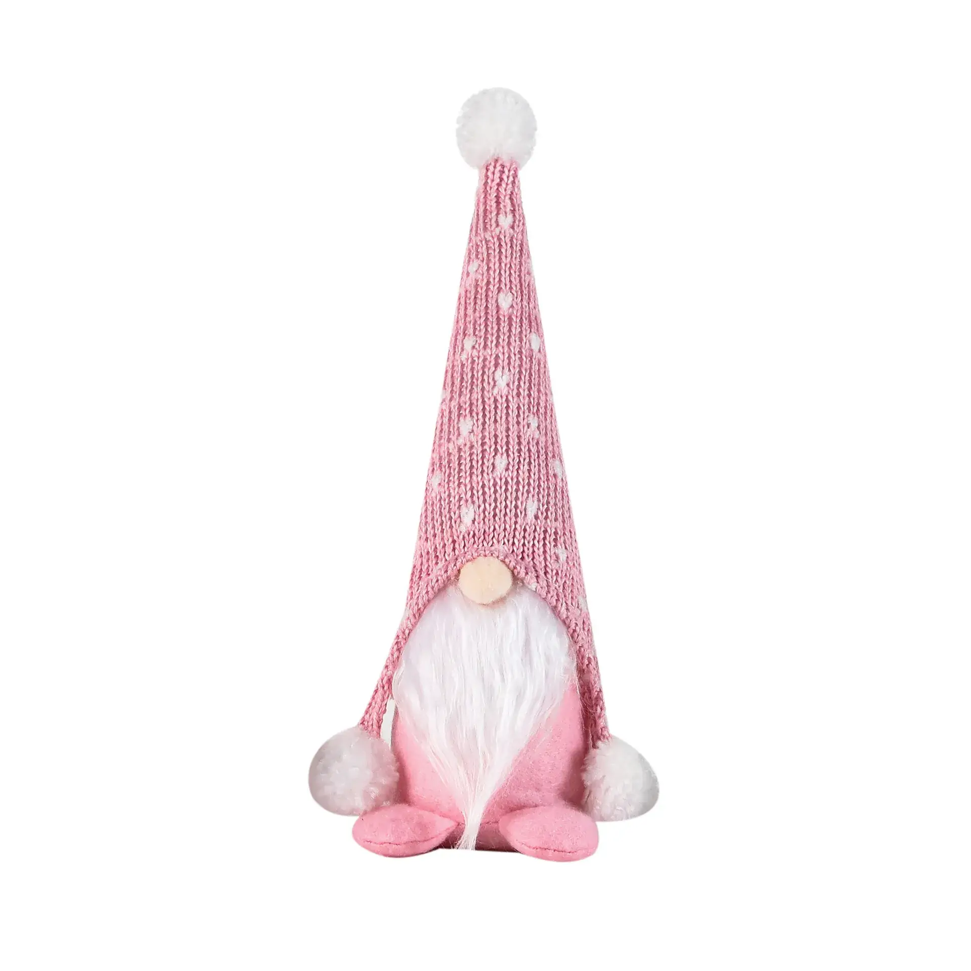 Nordic Forest Man Knitted Hat Sitting Doll - Image 3