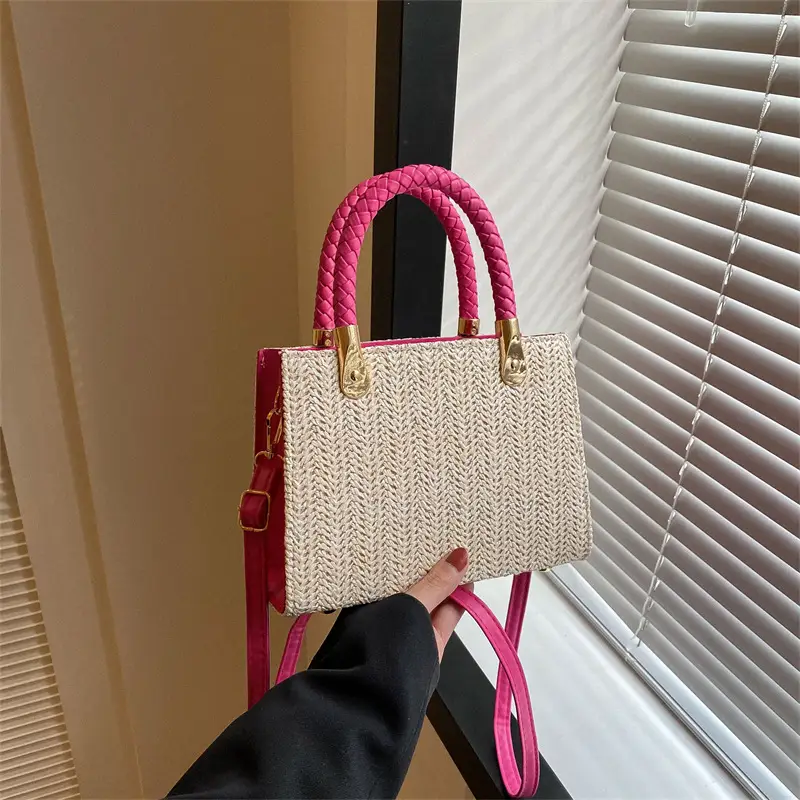 Women's Straw Woven Shoulder Bag Spring 2023 - Image 8