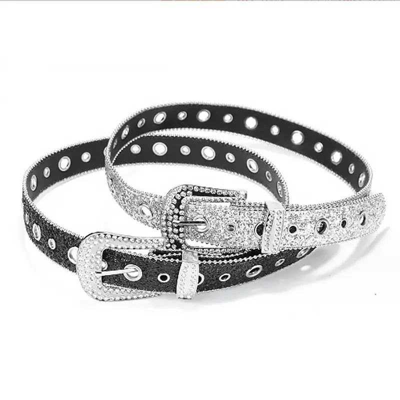 Diamond Studded Women's Wide Belt — feature 9