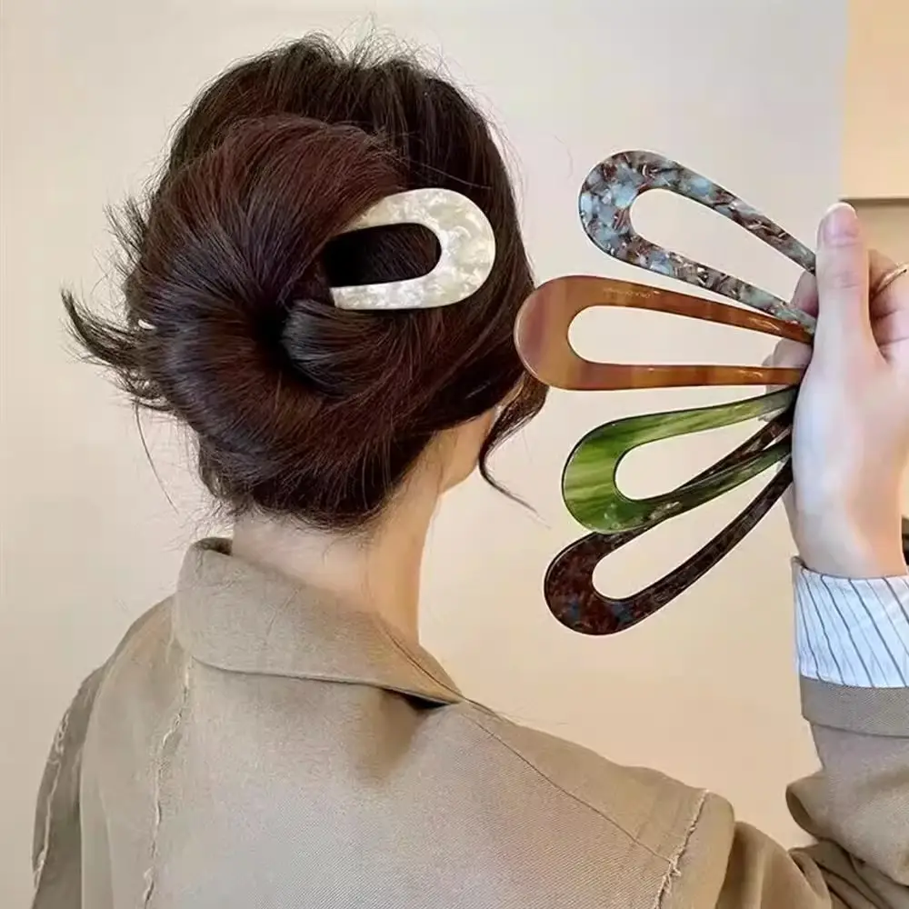 U-Shaped Acetic Acid Hairpin for Women — feature 13