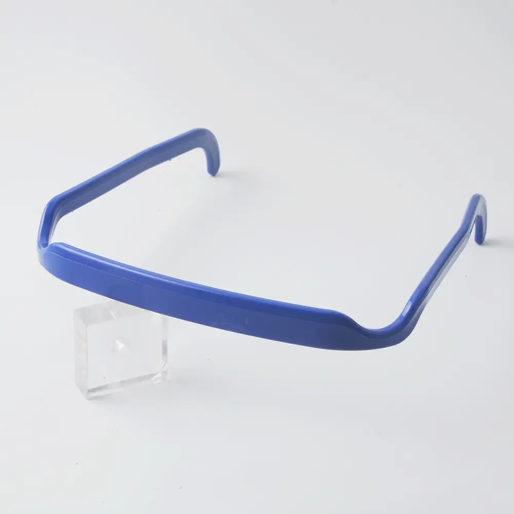 Red Square Headband for Women with Clear Base - Image 2