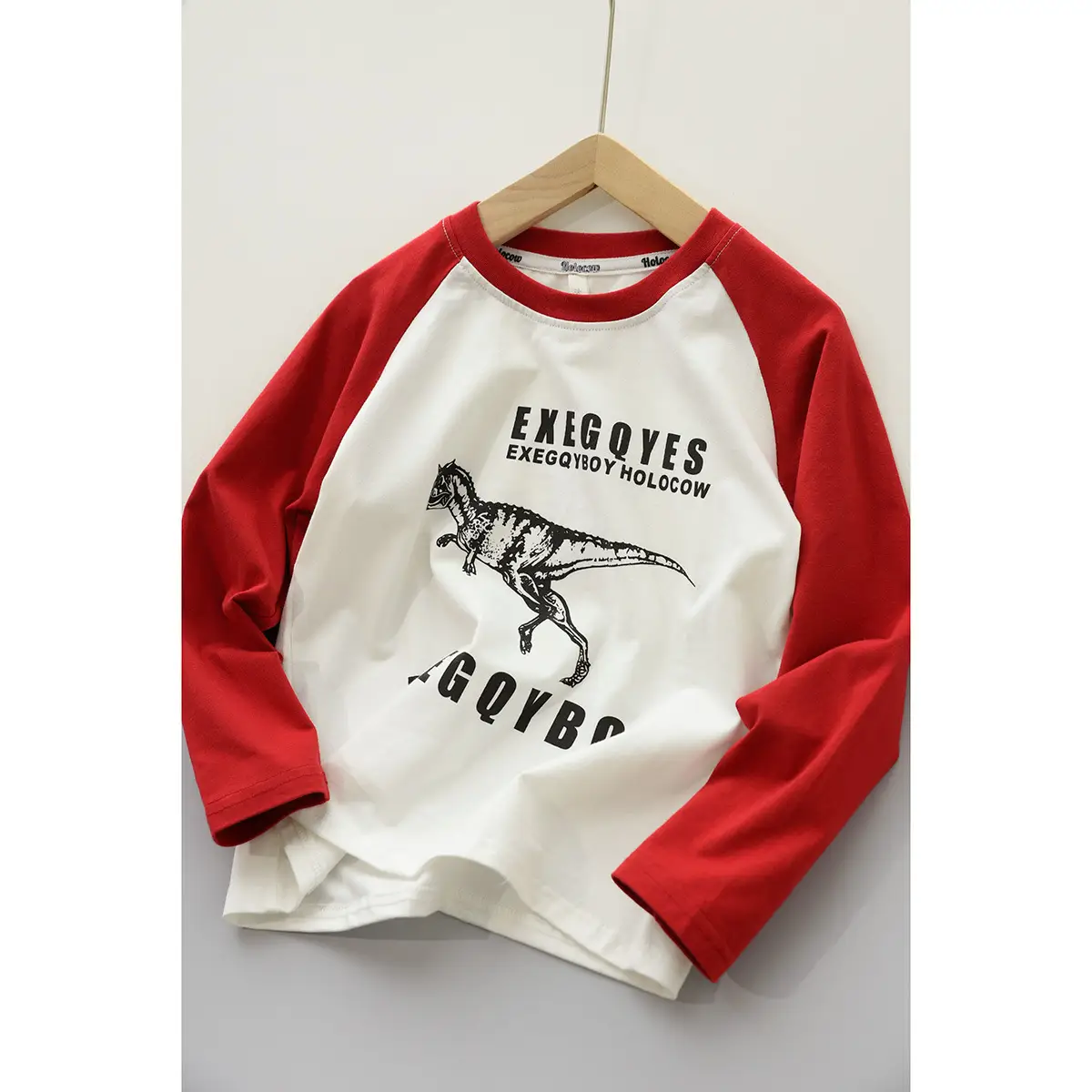 170x Boys Cotton Dinosaur Sweatshirt White Blue - Image 4