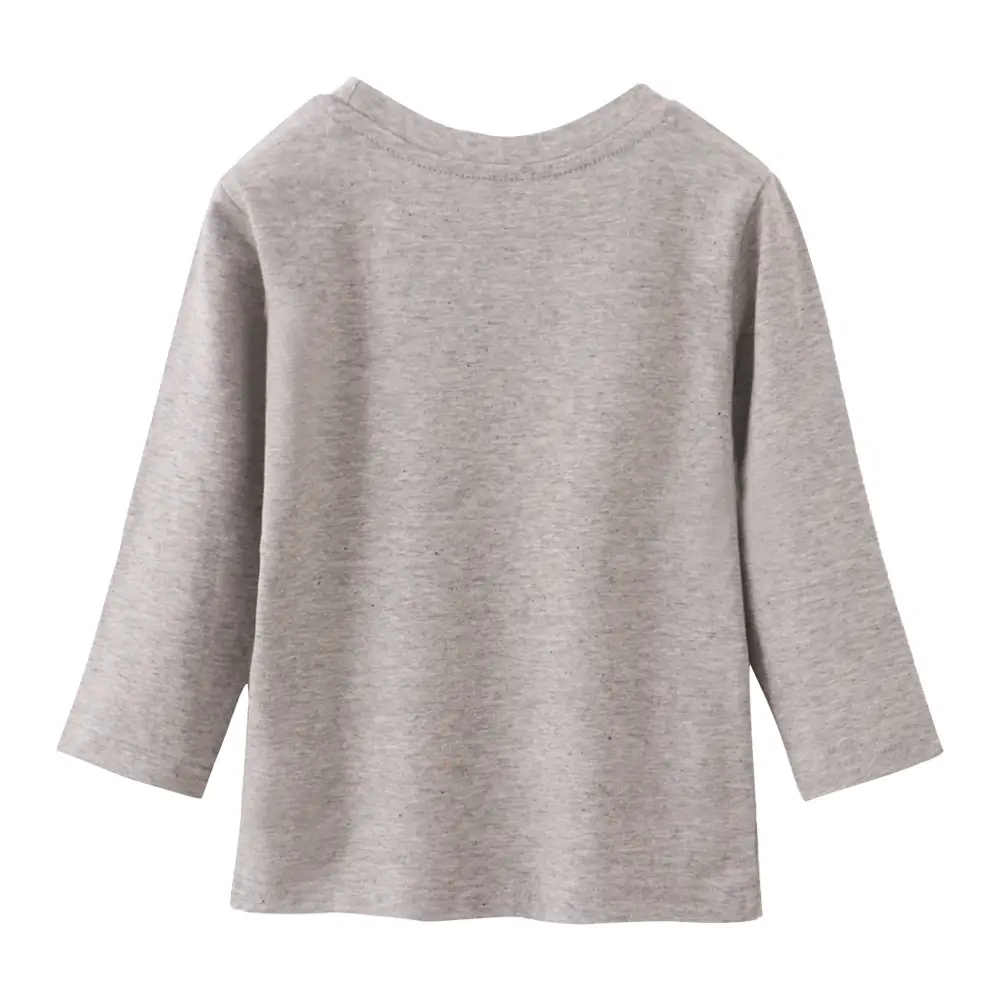 Boys Long Sleeve Grey T-Shirt Spring Autumn - Image 5