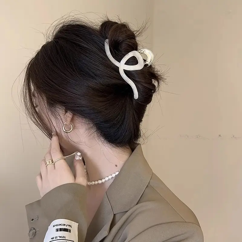 High-Grade Acetate Shark Clip for Women Back Updo - Image 7