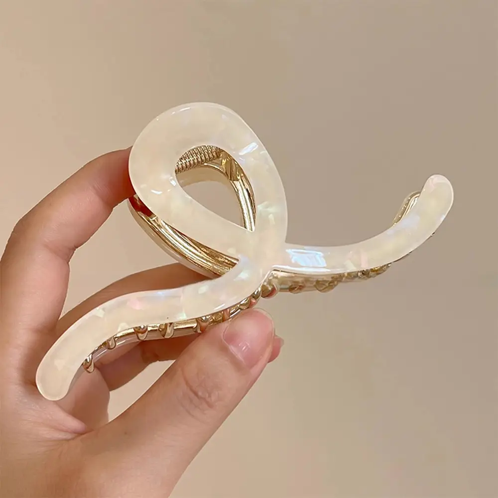 High-Grade Acetate Shark Clip for Women Back Updo - Image 3
