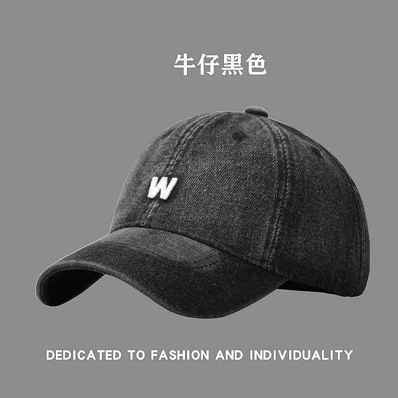 Men Women Denim Peaked Cap Navy Blue "AIRABLE" - Image 16