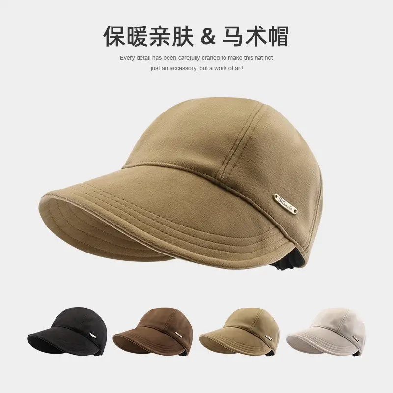 Warm Fisherman Hat for Kids Autumn Winter Big Head Thick Wide Brim - Image 14