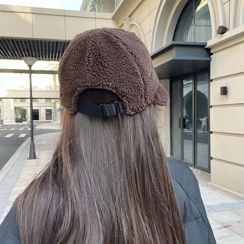 Warm Fisherman Hat for Kids Autumn Winter Big Head Thick Wide Brim — feature 18