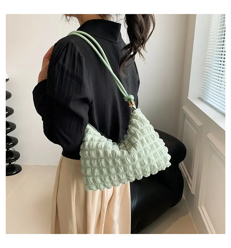 Black Faux Fur Shoulder Bag for Women — feature 18