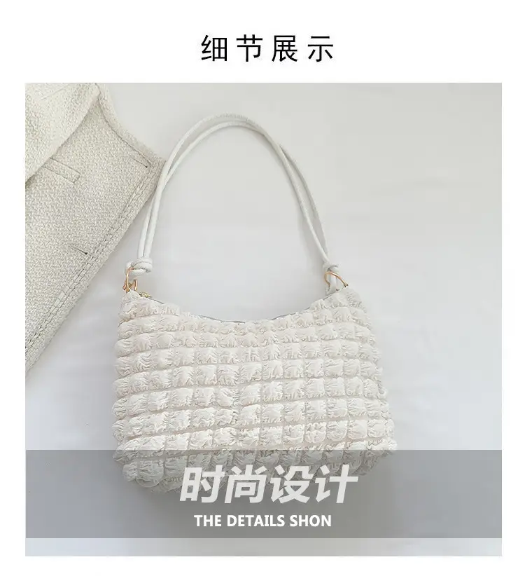 Black Faux Fur Shoulder Bag for Women — feature 2
