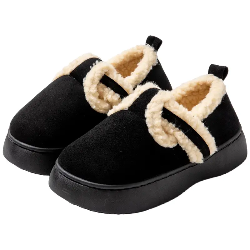 Nanbowan cotton-padded slippers women's winter home non-slip thick-soled drooping fashion fleece-lined warm cotton-padded shoes for outer wear - Image 9