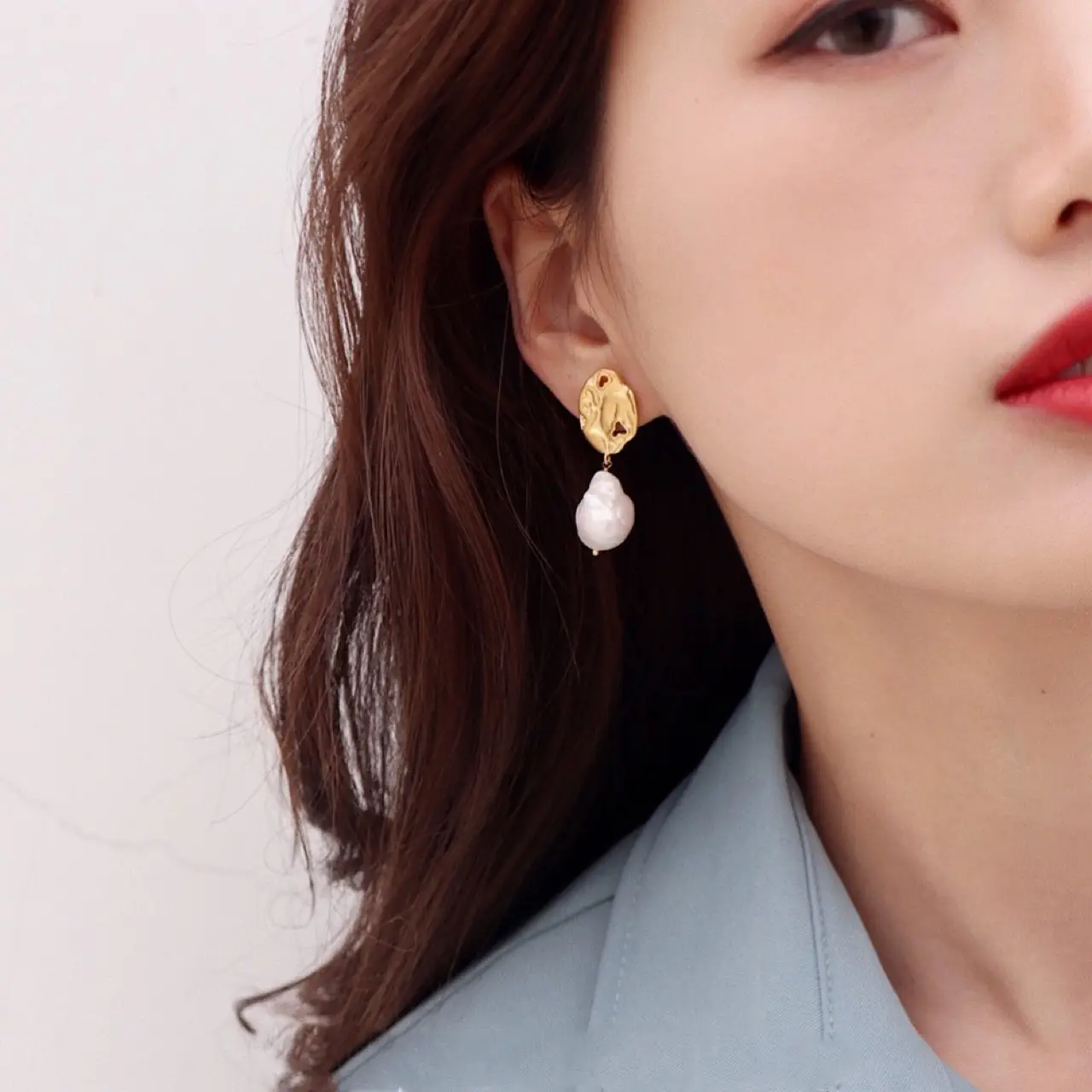 Natural Pearl Earrings Small Fashion Jewelry - Image 4