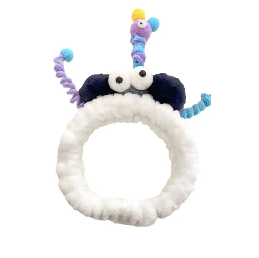 Plush Cartoon Face Scarf Hair Band Waterproof Non-Slip - Image 18