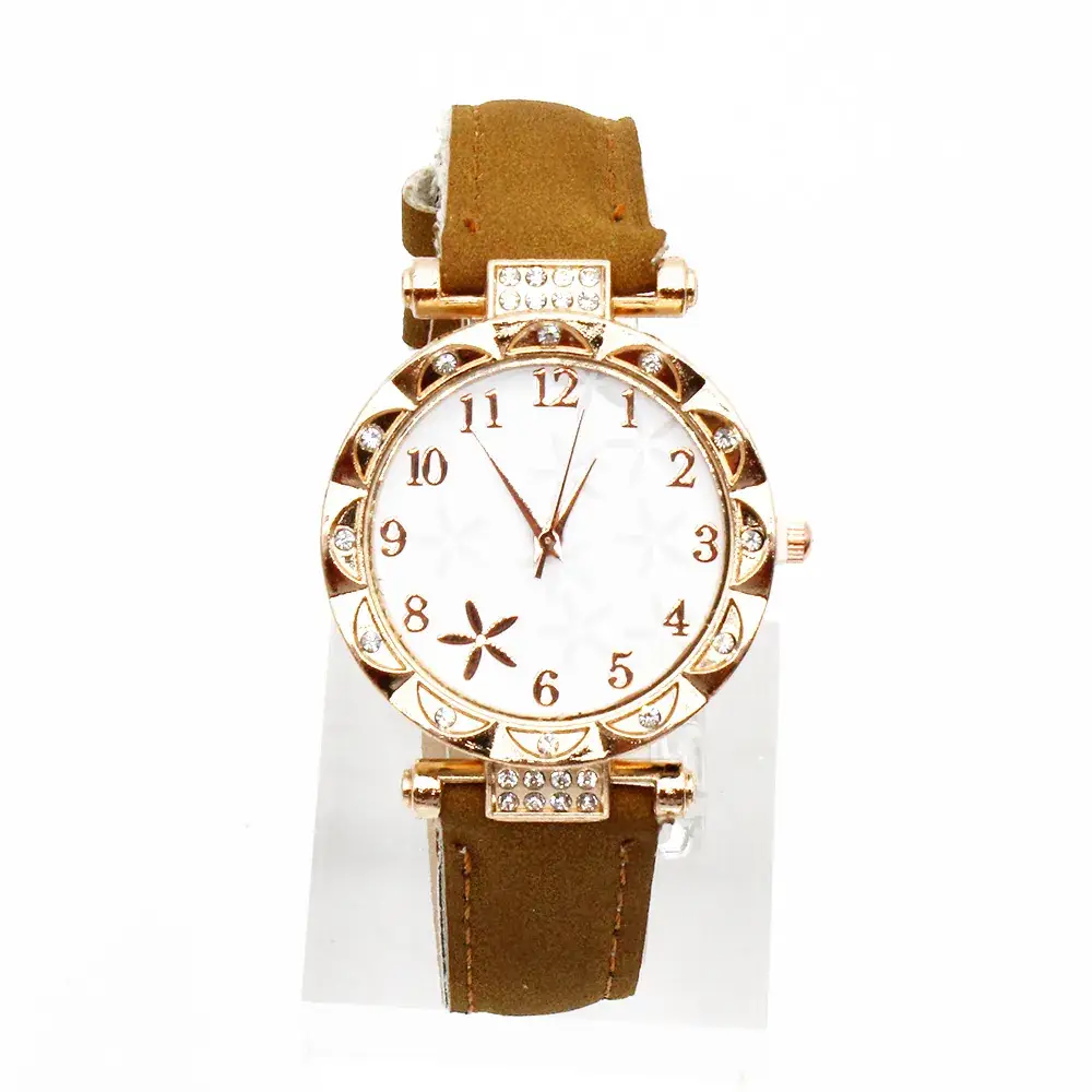 Gold Plated Wristwatch Set for Women Quartz Bracelet Combination - Image 12