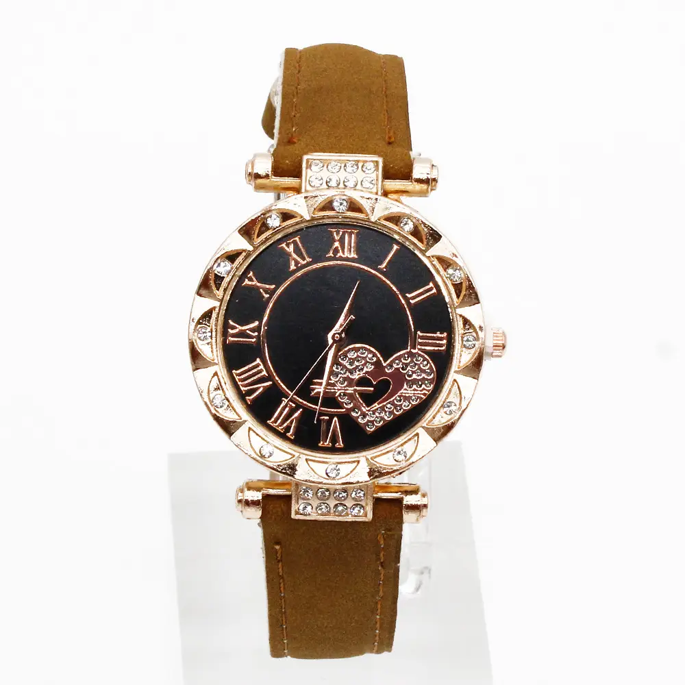 Women 2-Piece Quartz Watch Set with Diamond Bracelet - Image 11