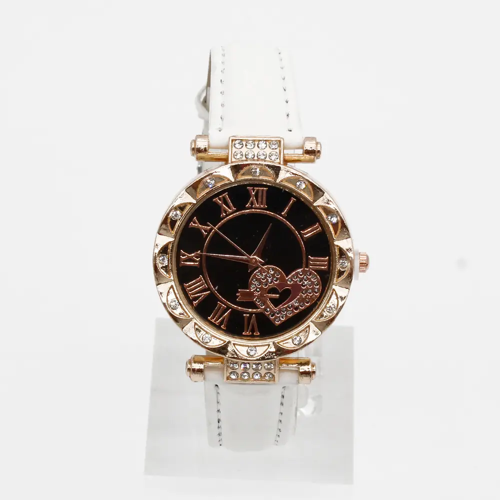 Women 2-Piece Quartz Watch Set with Diamond Bracelet - Image 8