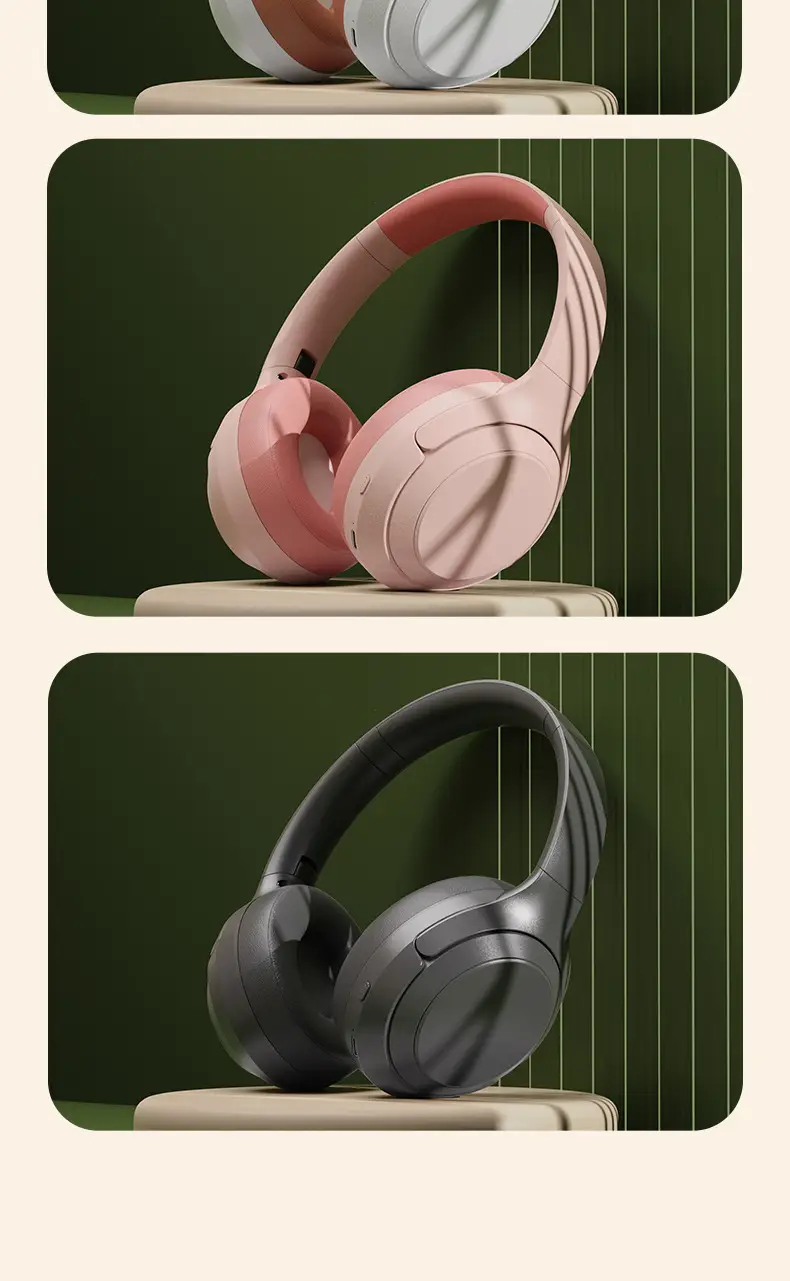 Pink Bluetooth Headset Long Battery Gaming Wireless — feature 18