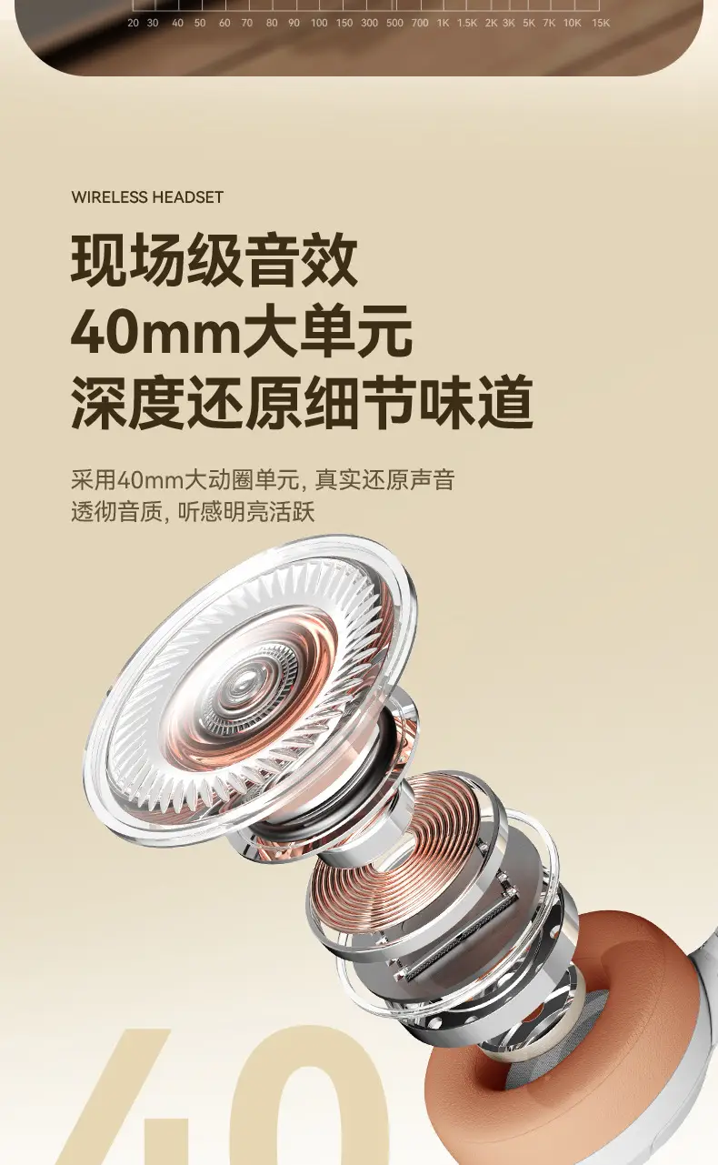 Pink Bluetooth Headset Long Battery Gaming Wireless — feature 7
