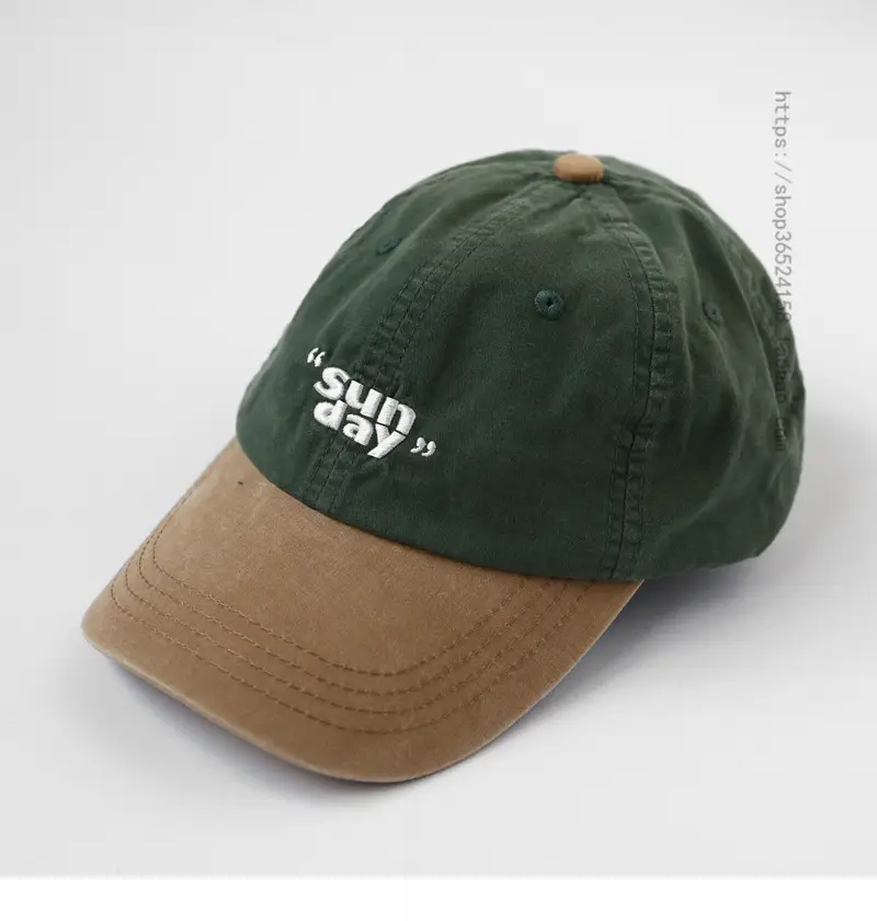 American Retro Peaked Cap Women Casual Baseball Cap — feature 4
