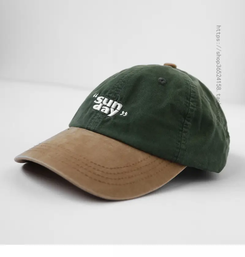 American Retro Peaked Cap Women Casual Baseball Cap — feature 6