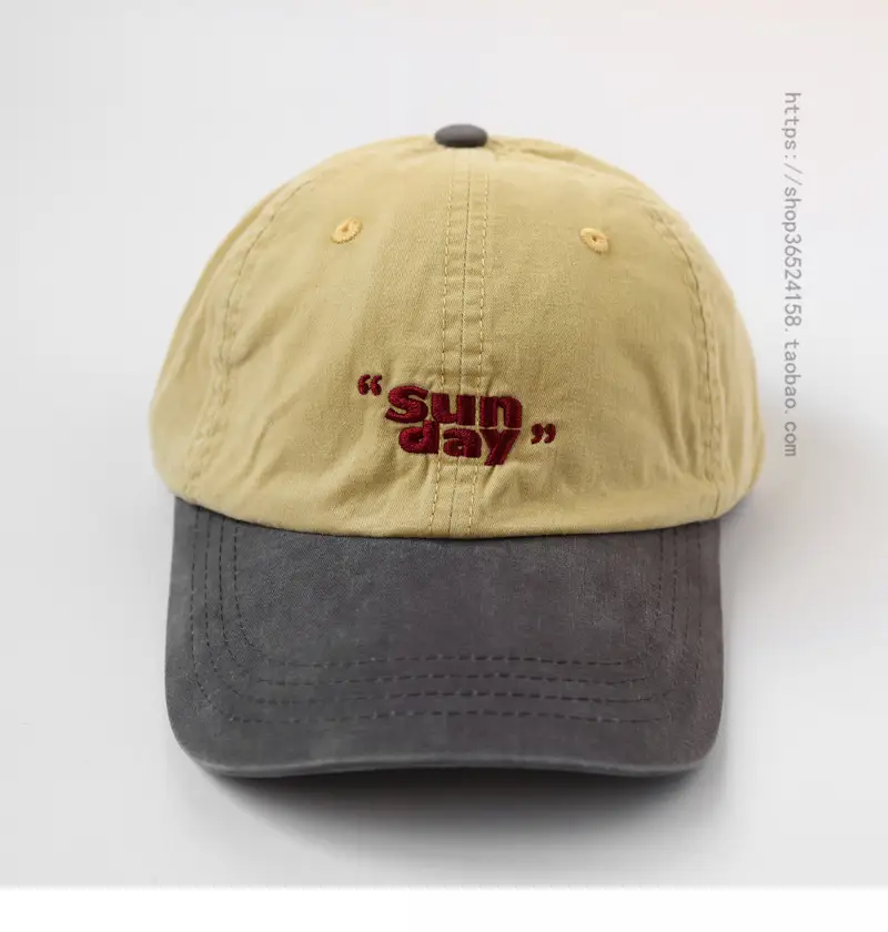 American Retro Peaked Cap Women Casual Baseball Cap — feature 7