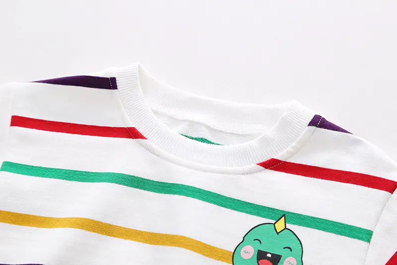 Boys Striped Long Sleeve T-Shirt 1+ Years — feature 3