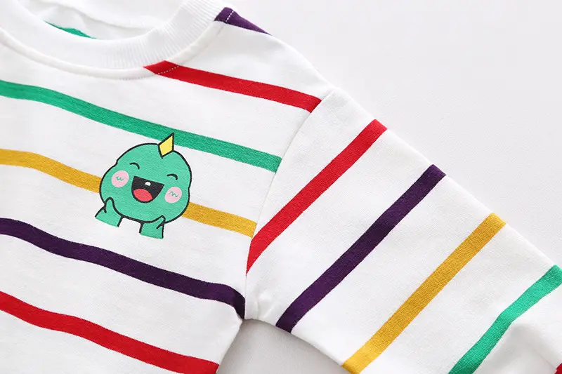 Boys Striped Long Sleeve T-Shirt 1+ Years — feature 5